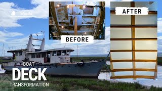 Ep 192 - Replacing The Deck Of A Large Wooden Boat