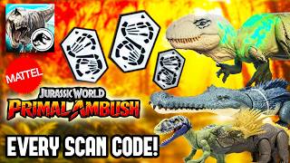 كل رموز المسح الضوئي الجديدة لمجموعة Primal Ambush من Jurassic World! تحديث تطبيق اللعبة!! screenshot 1