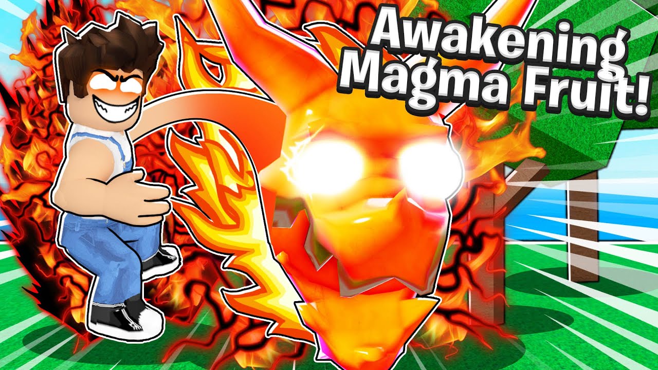 Magu/Magma Rework and Awakened Showcase!, #bloxfruits #fyp #roblox #m