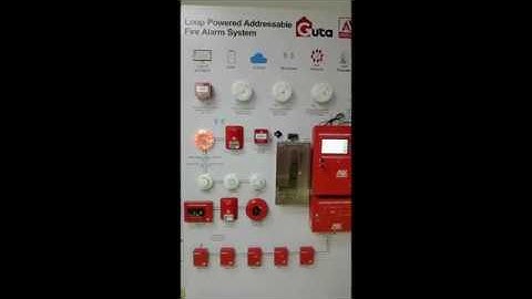 Addressable fire alarm system test