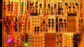 Euro Minimoog with mostly DIY modules