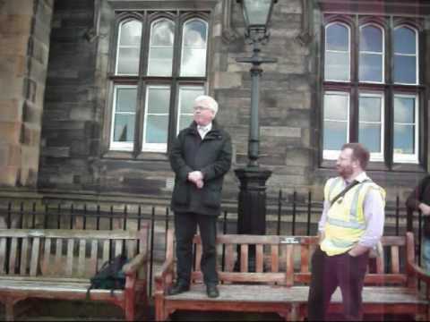 Mark Lazarowicz MP speaks to Take Back Parliament Demo