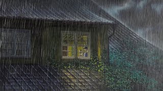 Regengeluid en Onweer op het Dak om te Slapen - Ontspannende Regen voor een Diepe Slaap | 6 Uur