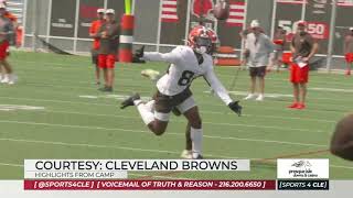 Browns Training Camp Highlights From Monday's Session - Sports 4 CLE, 8/2/21