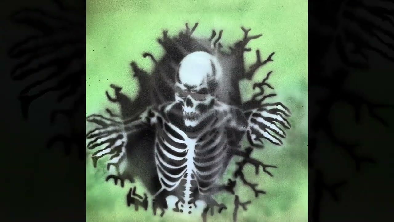 Simple Airbrushing For Beginners Using a Temu Template 