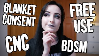 BDSM 101: Free Use, Blanket Consent & CNC