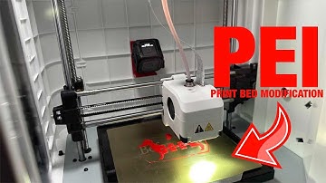PEI Magnetic Print Bed on Monoprice Voxel or Flashforge Adventurer 3