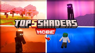 🚀TOP 5 MELHORES SHADERS para o seu MINECRAFT BEDROCK/MCPE + 🚀(1.21+)🚀