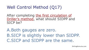 Well Control Method (Q17)