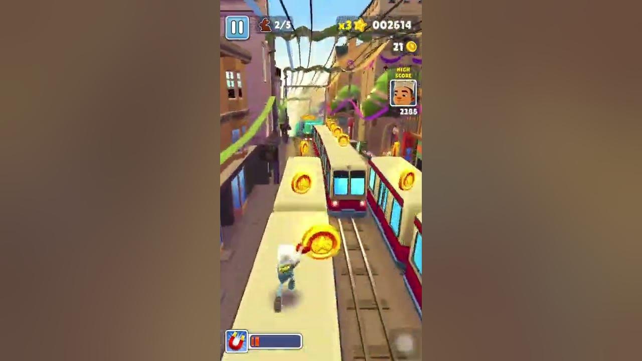 Subway surfers 🏄‍♀️ magnetic 🧲 #shortvideo #shorts #youtubeshorts # ...