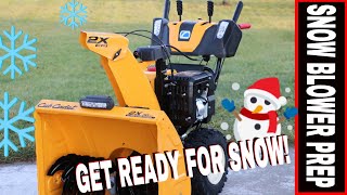 SNOW BLOWER MAINTENANCE TIPS FOR WINTER PREP // FEATURING THE CUB CADET 2X 30