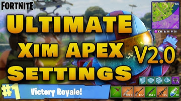 Ultimate Xim Apex Settings V2.0 | FortNite Battle Royale | Builder Pro With Keybinds And Config File