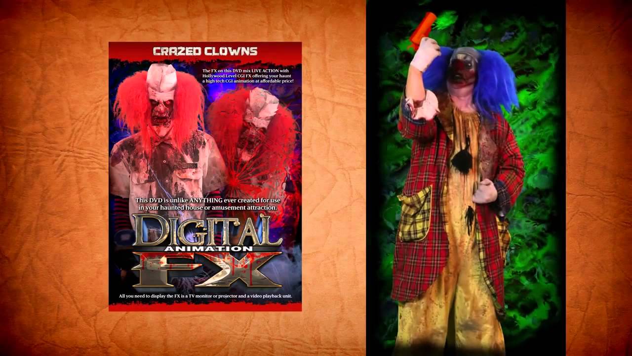 Crazed Clown CGI DVD