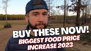 10 Foods Items You NEED To BUY Now! THIS Food Will SKYROCKET In 2023!