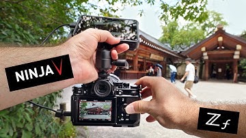 Nikon ZF and Atomos Ninja V. How to set them up and why. #nikonzf #atomosninjav