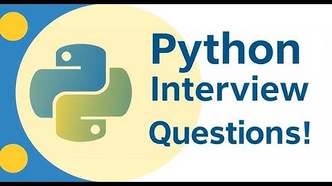 Only 10% Pass! Python Interview Questions You Must Know 🔥