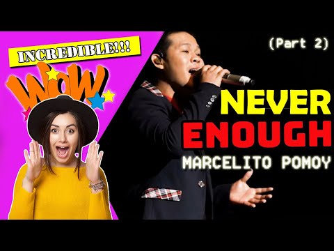 🇵🇭 Marcelito Pomoy - "Never Enough" at One Magical Night Concert | REACTIONS (Part 2) | TrendsTV