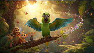 Information Tiko the Parrot and the Lost Song  | Heartwarming Jungle Moral Story for Kids | 3D Animated English Guide