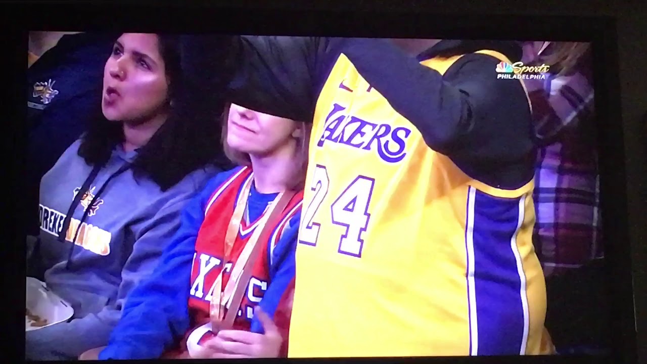 Joel Embiid Wears Number 24 In Honor Of Kobe Bryant Youtube