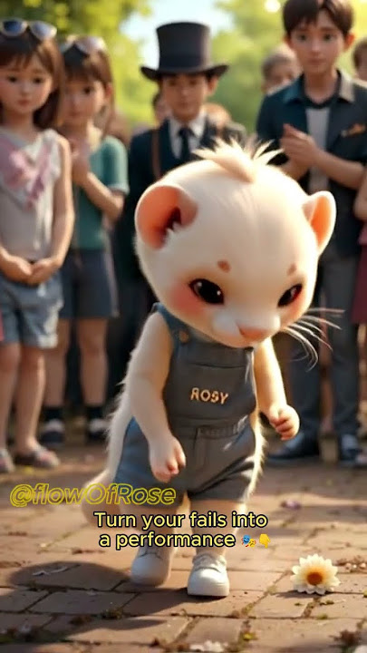 She Tripped… But Made It Look Like Performance Art 🎭😅 #rosytheferret #cute #adoreble #funnyshorts