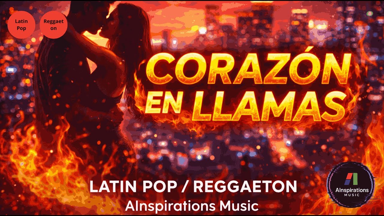 🔥💃 CORAZÓN EN LLAMAS 🔥🌇 | Latin Reggaeton Heat That Sets the Night on Fire — AInspirations Music 💃🔥