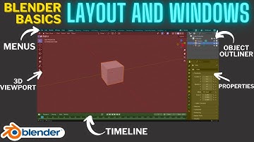 Mastering BLENDER BASICS Made Easy - Layout and Windows