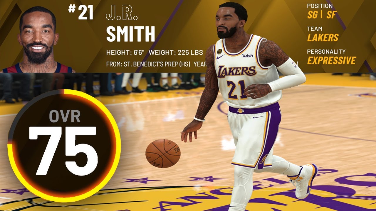 JR Smith Overall Lakers vs Bucks NBA 2K20 YouTube