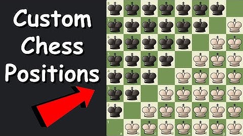 How To Setup Custom Chess Positions
