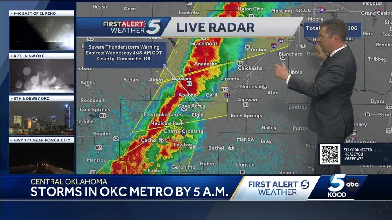 WATCH LIVE: Tornado watch issued in Oklahoma for Wednesday storm risk ...