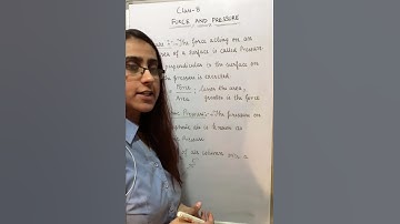 Class 8 Science Chapter 11-Force and Pressure(Part 3).