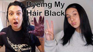DYEING MY HAIR AT HOME FOR THE FIRST TIME!