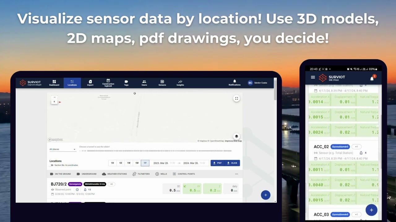 SURVIOT DEMO VIDEO   How do we know, that our infrastructure   with sound