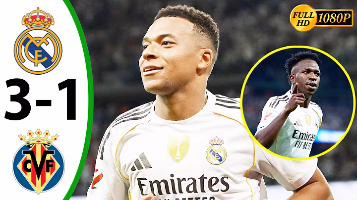 Real Madrid vs Villarreal 3-1 Highlights & All Goals 2025 🔥Vinicius Junior 2  Goals