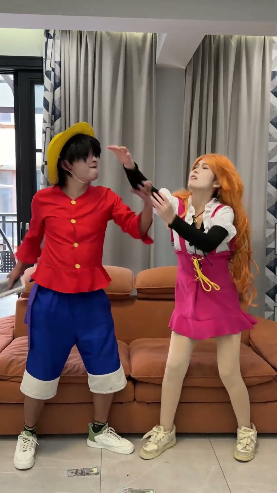 娜美路飞吵架原来是因为乞丐#海贼王