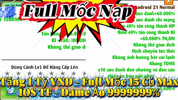 Game Lậu Mới Ra #1408 – Nro Lậu,Tặng 1 Tỷ Vnd,Full Mốc 15 Củ Max,Dame Ảo 9999999%,IOS TF