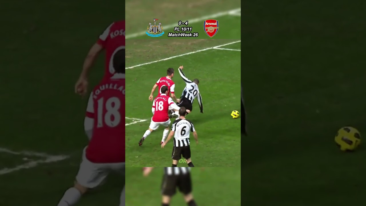 Newcastle United vs Arsenal PL 10/11
