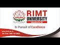 RIMT University Campus View RIMT University Campus View