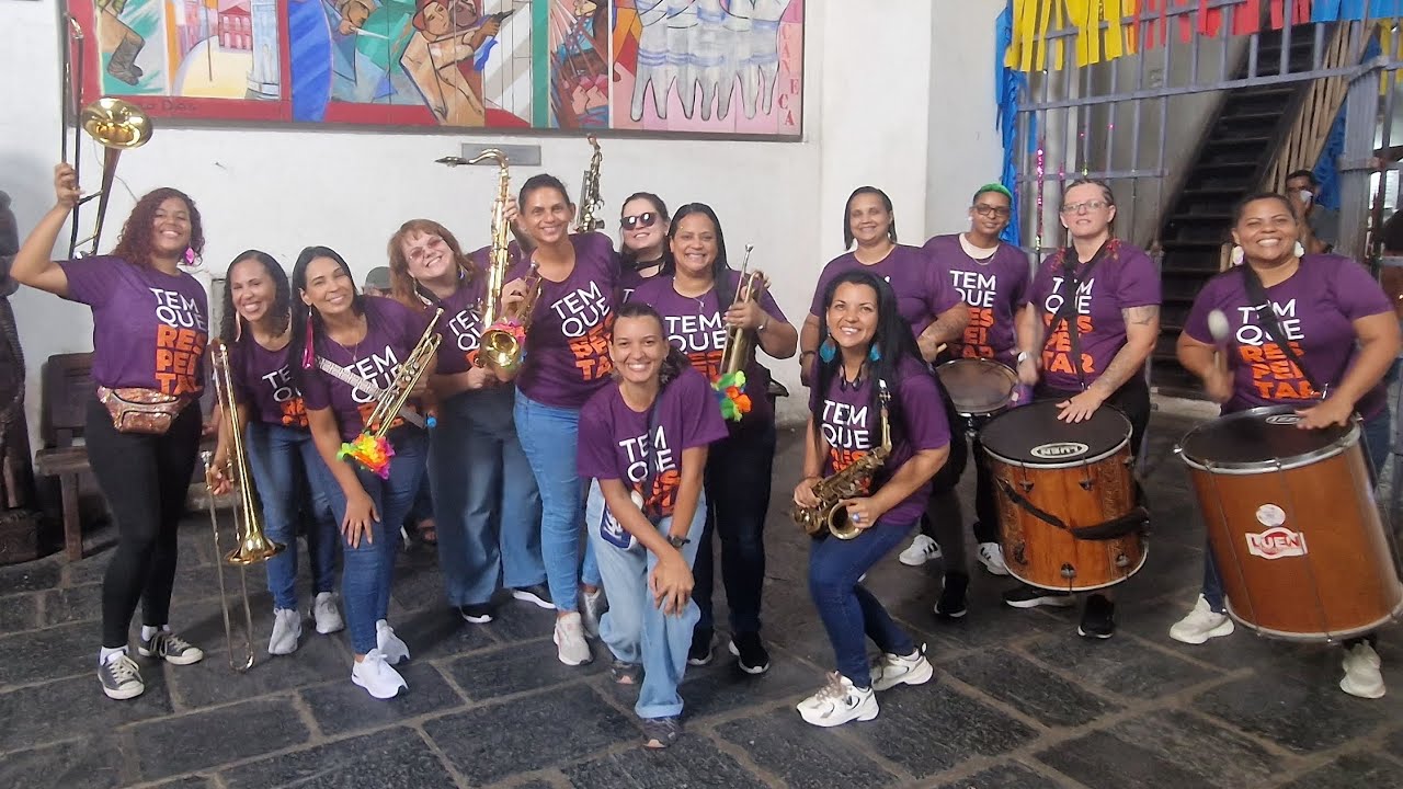 Orquestra Itinerante 100% Mulher- Carnaval da Casa da Cultura no dia 12/02/2026.
