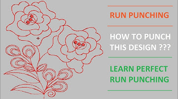 Wilcom Software | Embroidery Design | Run Punching Design