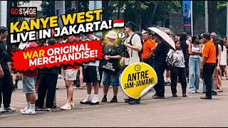 KANYE WEST LIVE IN JAKARTA! GOKIL! Penonton Rela Antre Jam-Jaman Demi Merch Original Sampai LUDES! 🔥