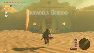 El Desierto Gerudo Vha Navoris The Legend Of Zelda Breath Of The Wild