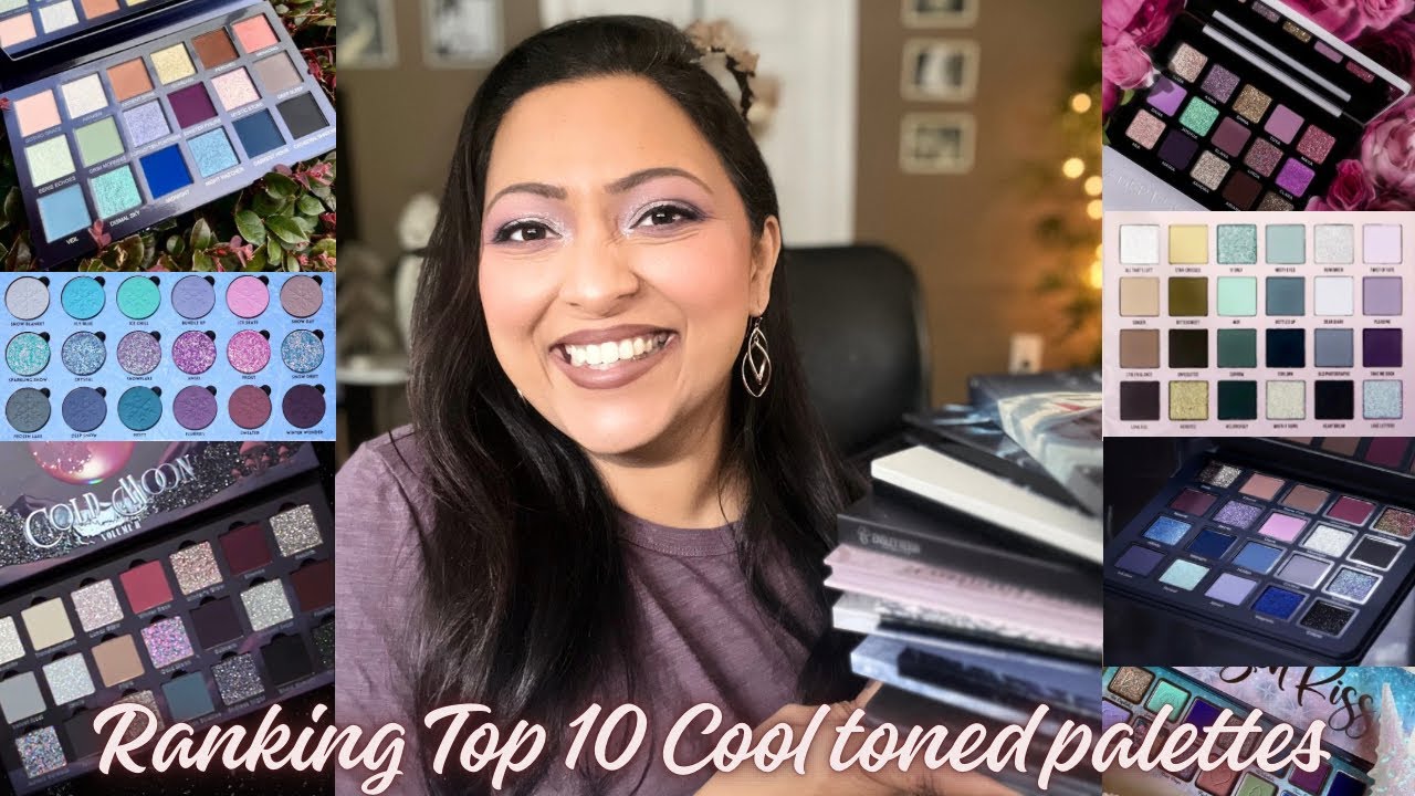 Рейтинг моих 10 лучших палеток теней холодных оттенков | Smithy Sony