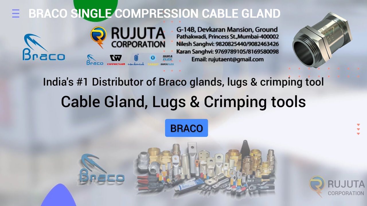 Braco Flange Type Cable Gland India's Best No#1 Affordable