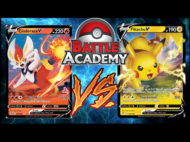 Pokémon TCG's Battle Academy box gets a 2022 update with Pikachu, Eevee and  Cinderace decks and Pokémon V cards