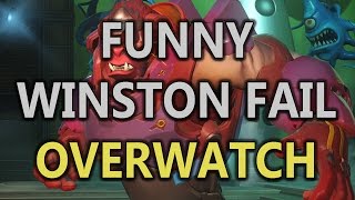 FUNNY WINSTON ULTIMATE FAIL | OVERWATCH