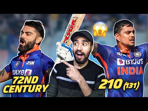 VIRAT KOHLI 72nd CENTURY & ISHAN KISHAN 200🔥  | IND vs BAN 3rd ODI