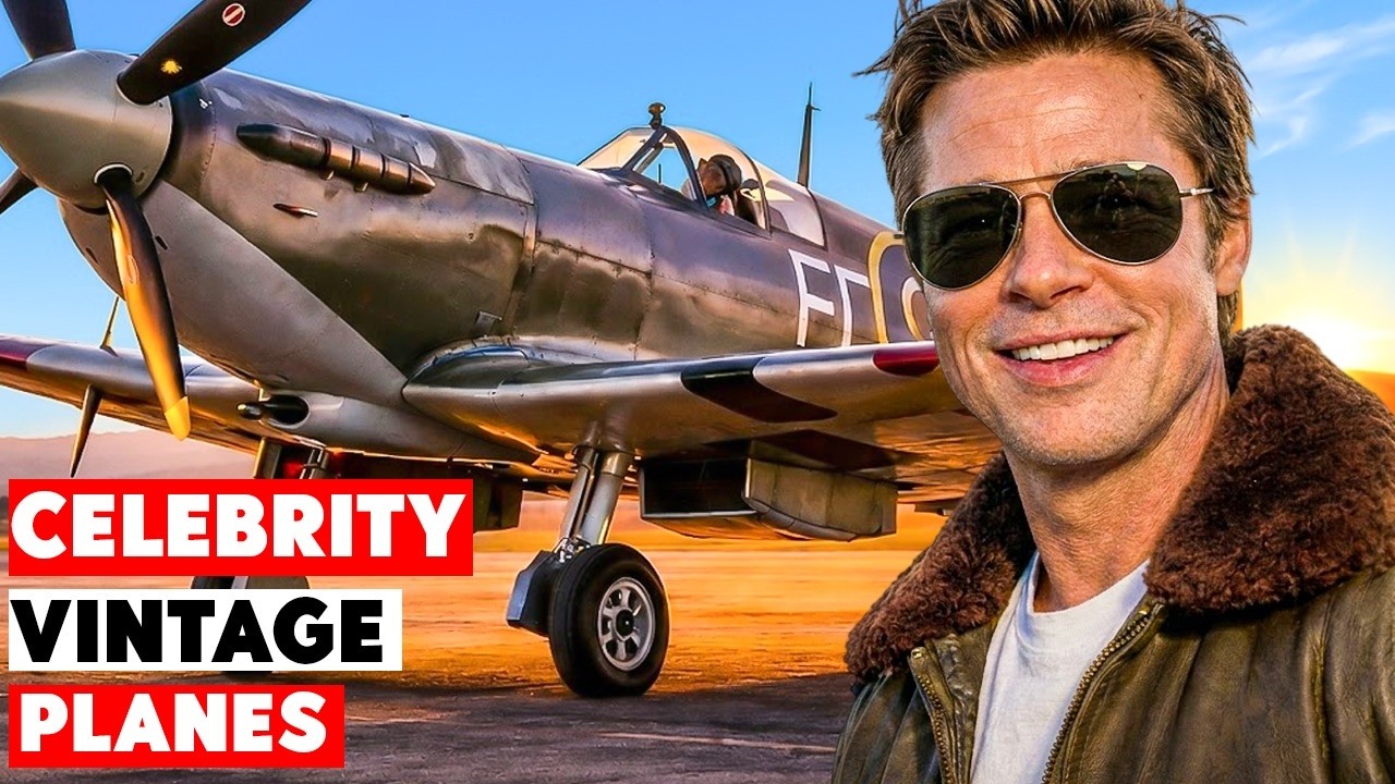 Top 10 Celebrities Who Own INSANE Vintage Planes