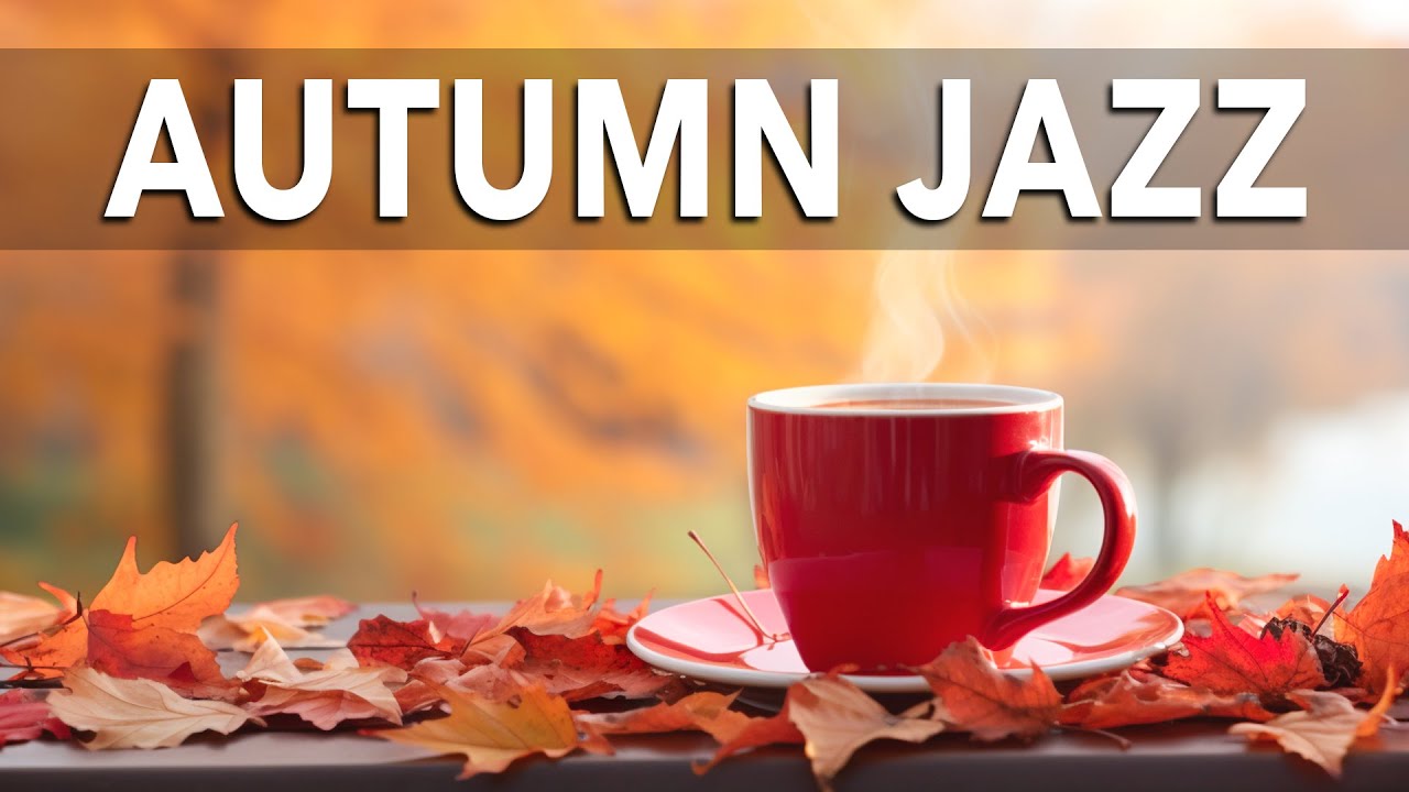 Smooth October Jazz Outdoor Coffee Shop with Positive Autumn Jazz for