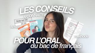 La meilleure méthode de révision pour l'oral du bac de français