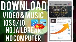 NEW! Video & Music Downloader APP IOS 10 iPhone iPad iPod NO JAILBREAK NO COMPUTER screenshot 5